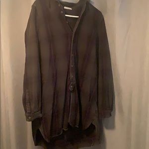 Free People flannel Tunic/Dress